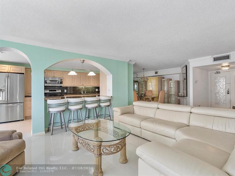 DINNING ROOM AND OPEN KITCHEN