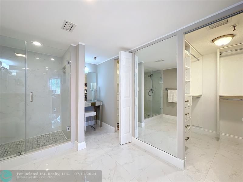 Entry hallway half bath