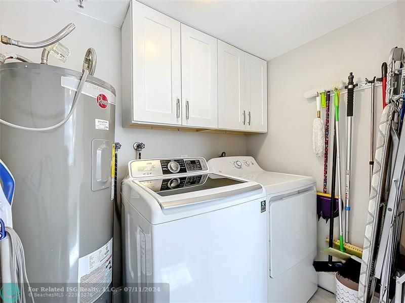 Entry hallway half bath