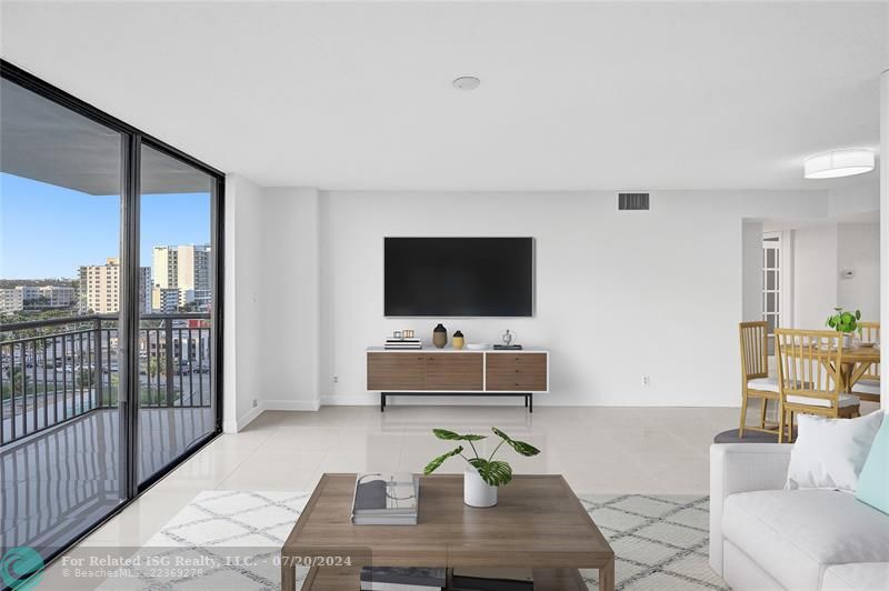 Living Room Virtually Staged