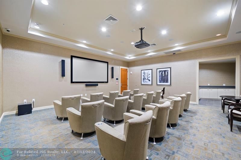 Enjoy movies scheduled every week in the Watergarden Media Room