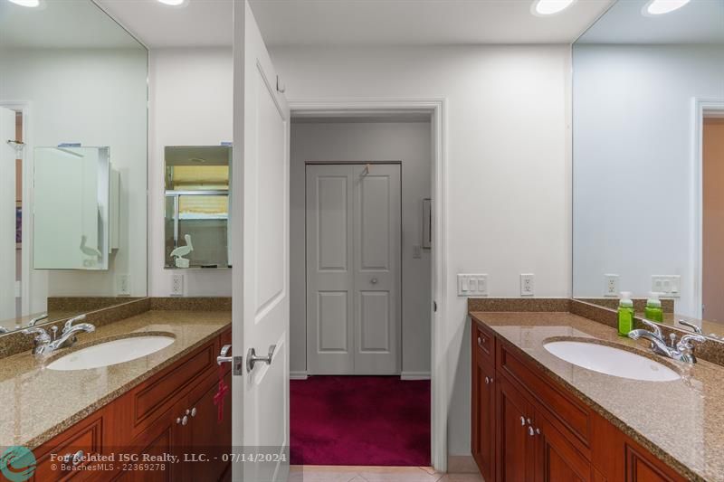 dual sinks and vanities