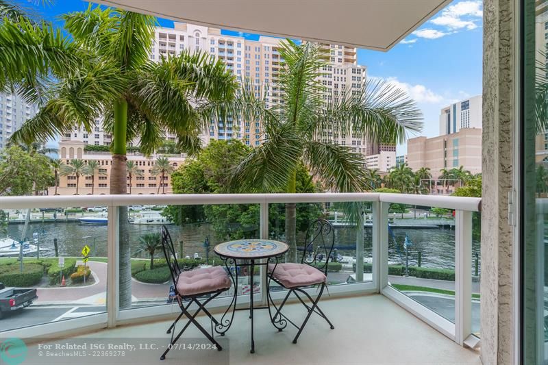 Direct River Views from the balcony off Master Bedroom