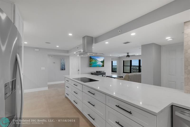 Marble backsplash  throughout