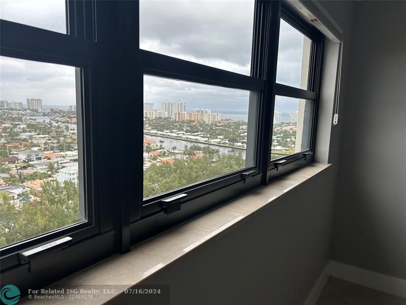 Ocean/Intracoastal view from the Primary bedroom