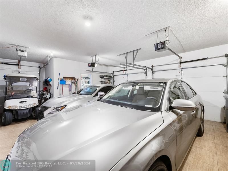 2 Car Plus Golf cart and Storage Room Garage