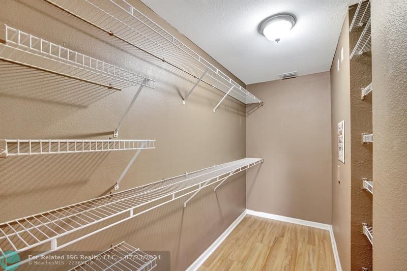 Huge walk-in closet!