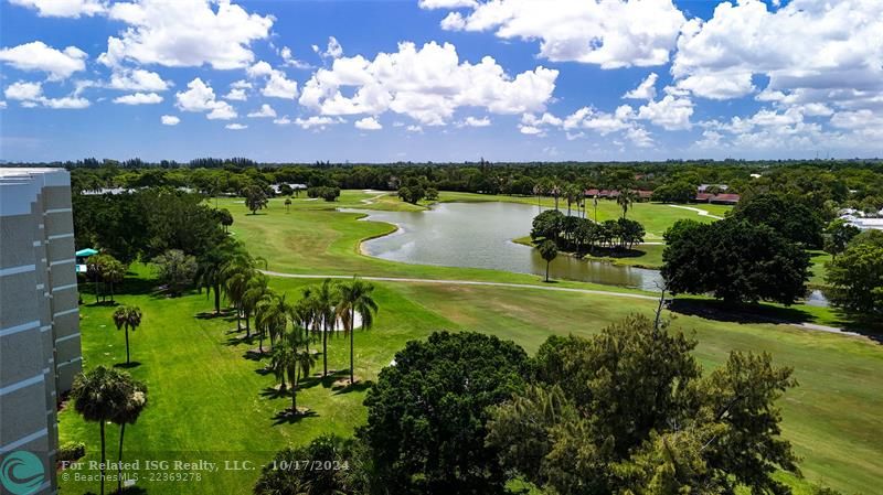 Wide open Golf and Lake view