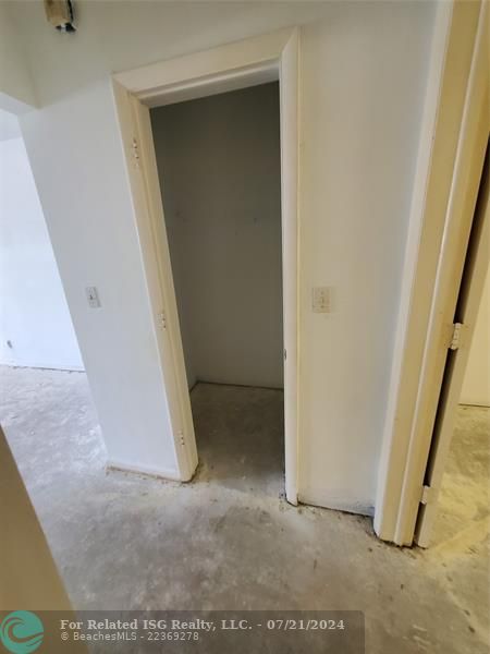 Large linen closet