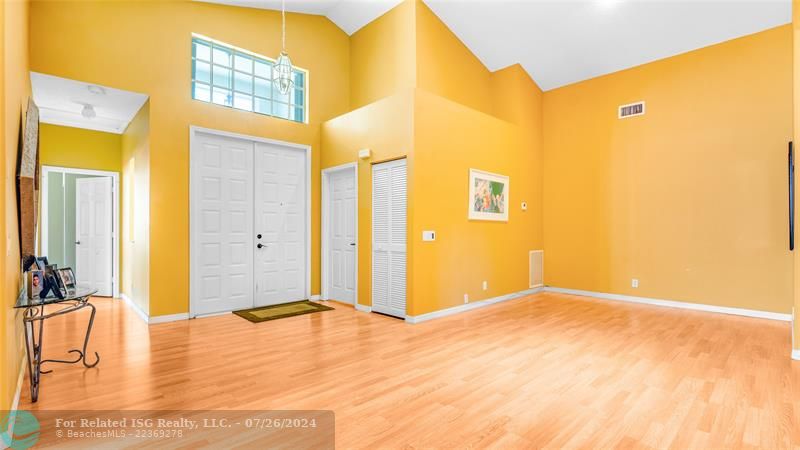 Foyer entry - Door to garage