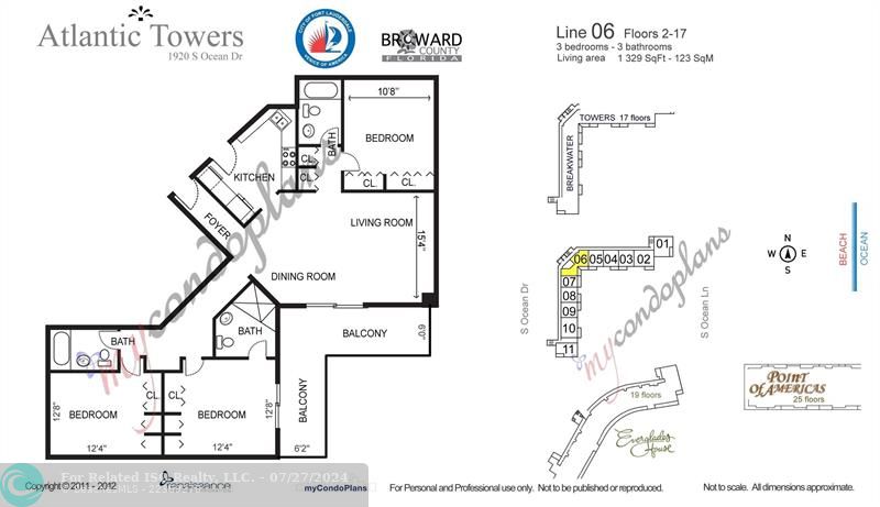 Atlantic Towers Floor Plan