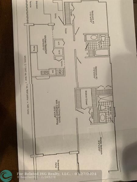 PLAN OF VILLA