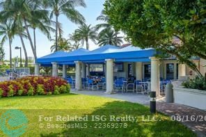 Poolside restaurant