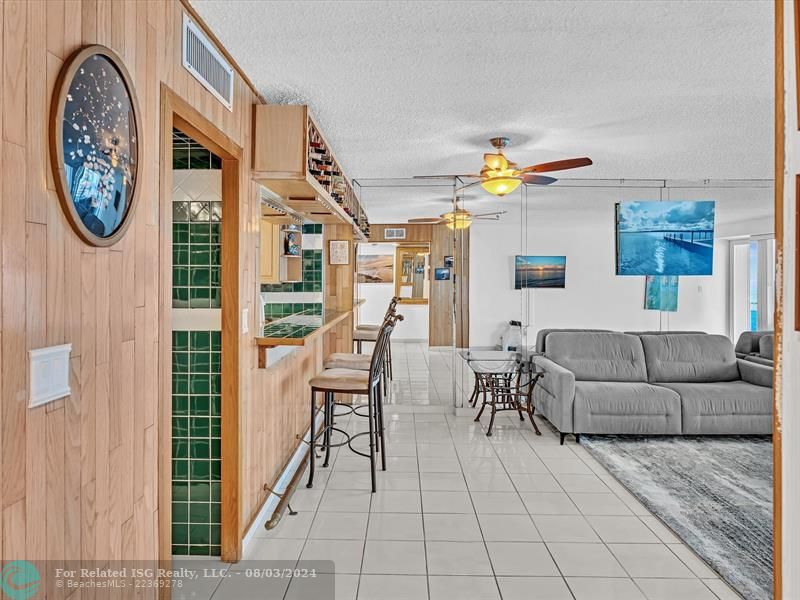 View of Snack Bar from Foyer