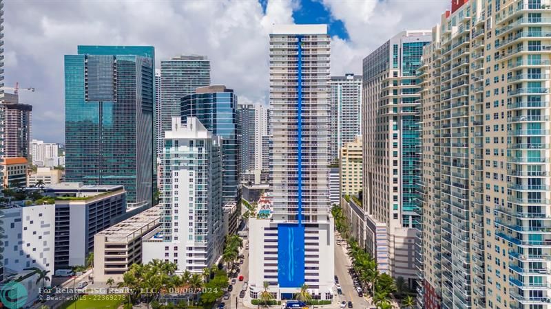 Street View of BuildingSleek 43 story high rise