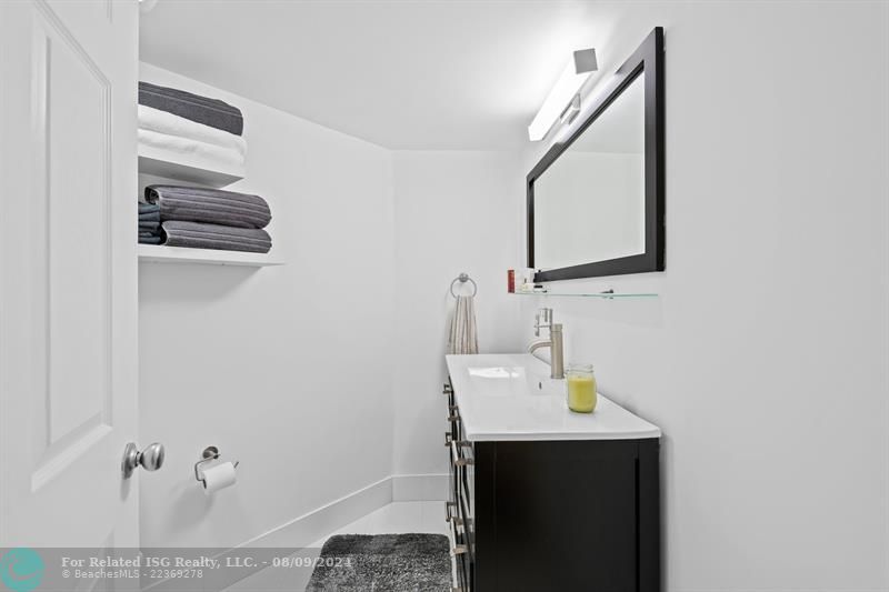 Bathroom in 1st Bedroom.