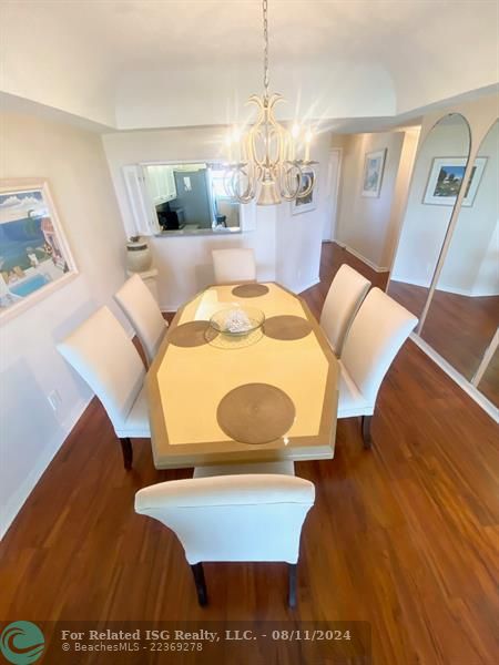 Formal DiningFormal Dining Room w Pass Through Window from Kitchen!