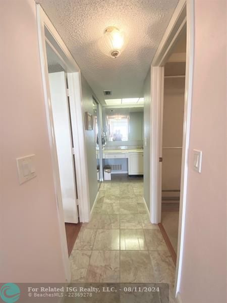 Master Bedroom Foyer to Bathroom and Walk In Closet