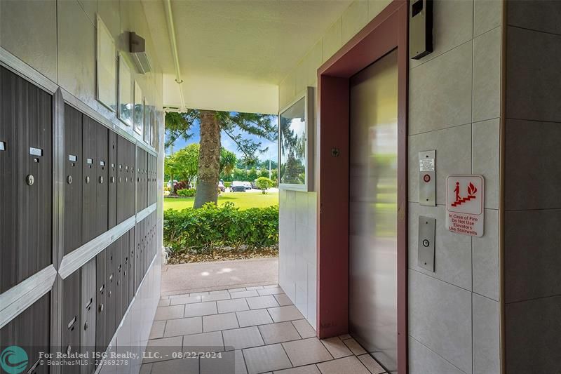 Elevator and Mailbox