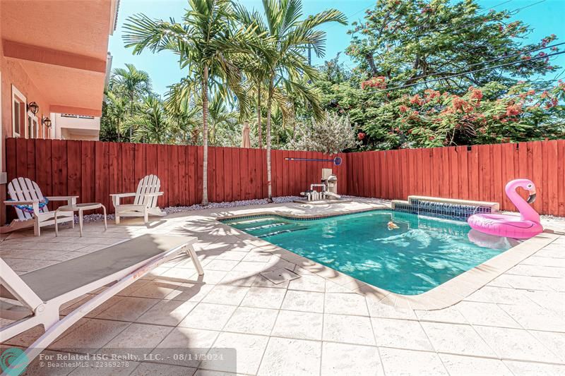 Quiet and pristine pool to enjoy all year round.