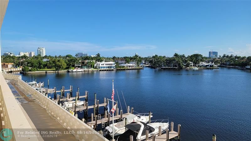 Marina View from front door of unit