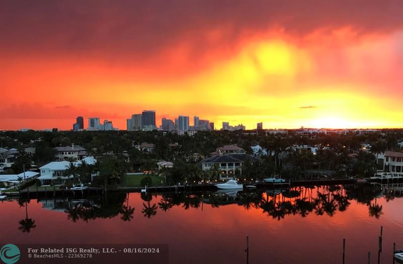 Sunset over Sunset Lake