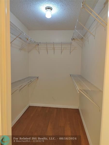 Master bedroom closet