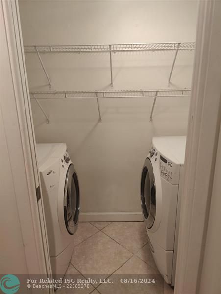 Laundry downstairs