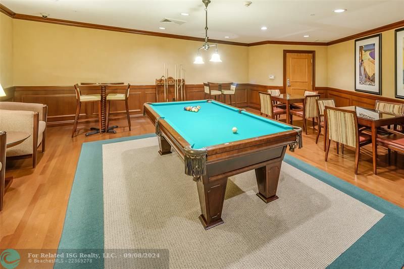 Billiards and game tables for your enjoyment