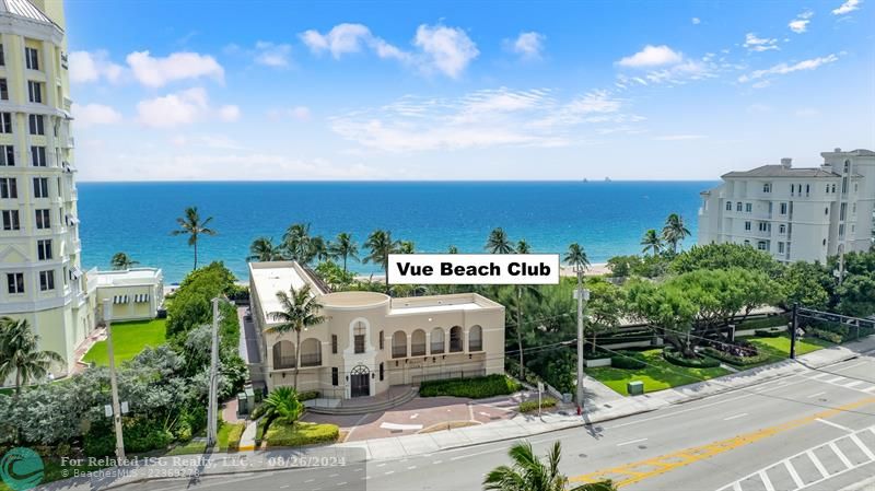 The Vue's Private Beach Club on Fort Lauderdale Beach