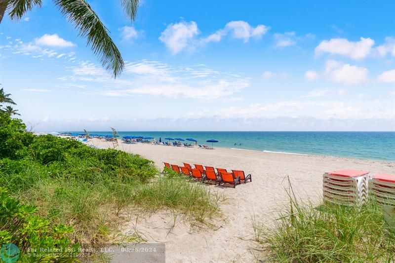 The Vue's Private Beach Club on Fort Lauderdale Beach