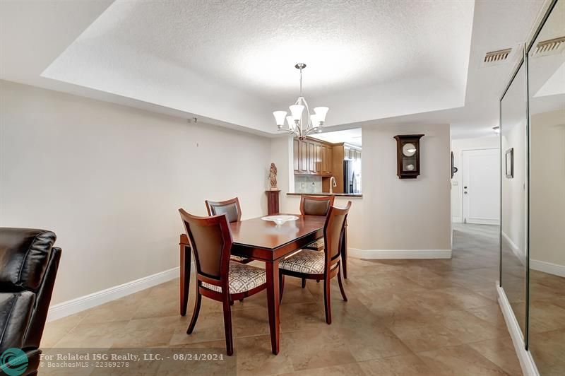 Formal Dining Room with Dome Ceiling!