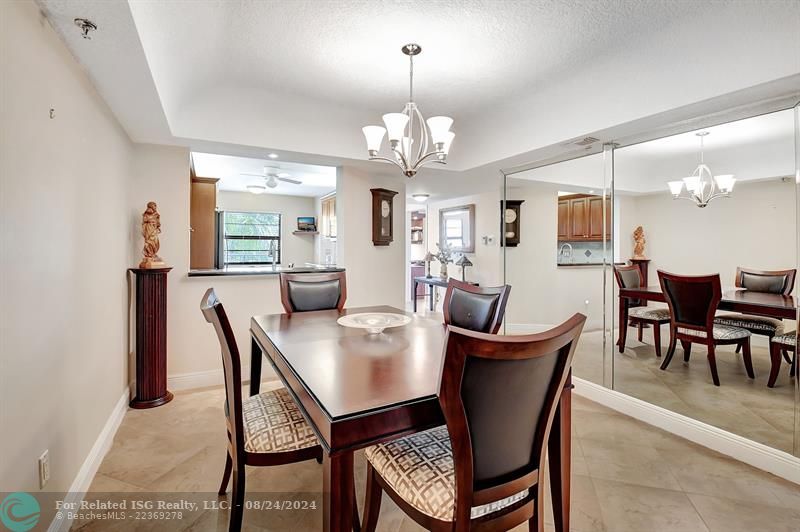 Formal Dining Room with Dome Ceiling!