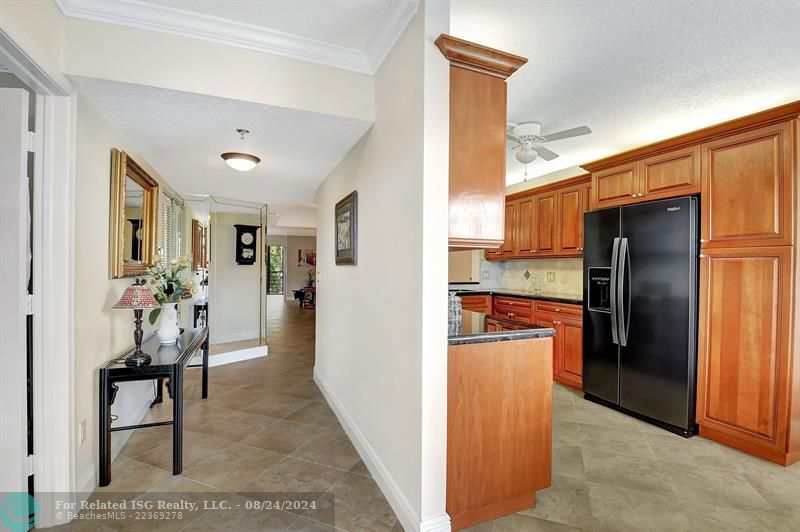 Foyer leading to formal dining and living rooms!