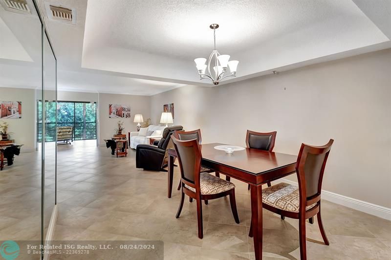 Formal Dining Room with Dome Ceiling!