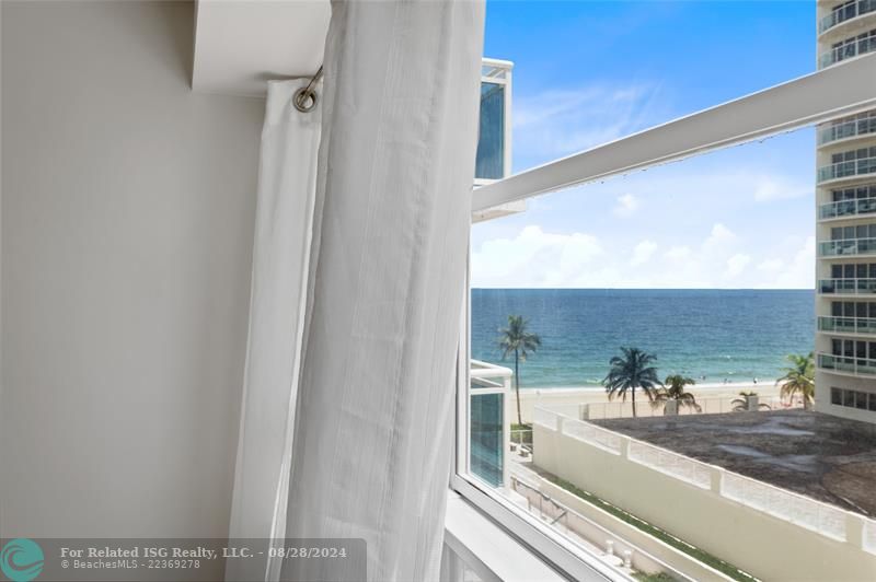 Ocean views from bedroom