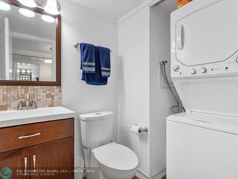 HALF BATH &  WASHER/DRYER