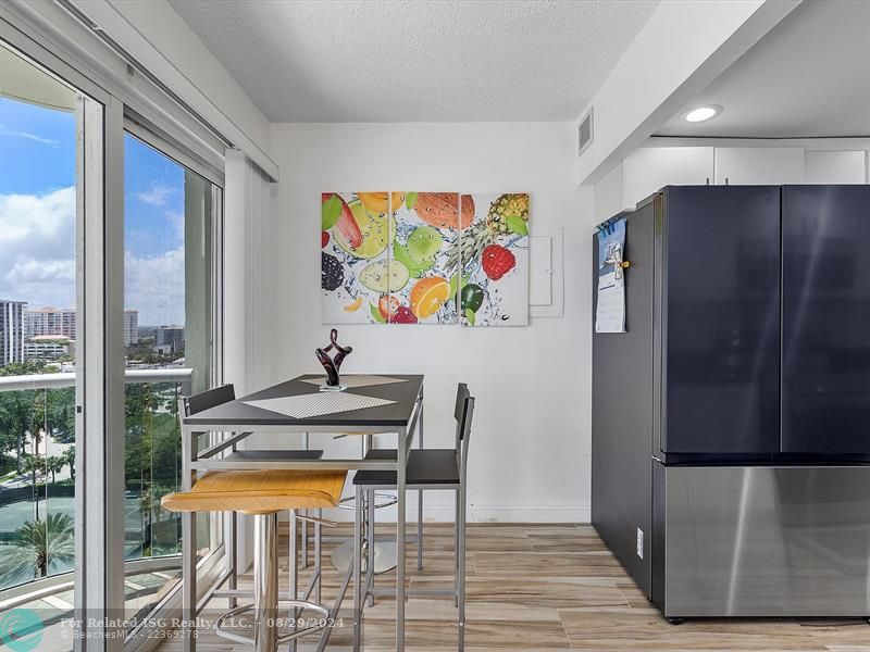 EAST-IN KITCHEN WITH OCEAN & CITY VIEWS