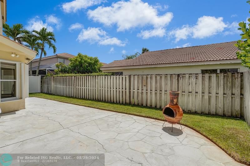 FENCED IN BACKYARD