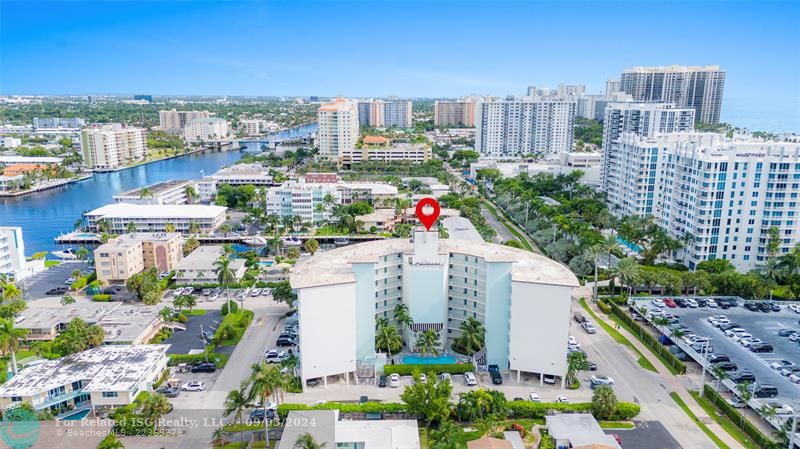 Positioned between the intercoastal and the beach