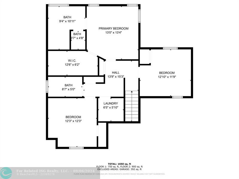 2nd level floor plan