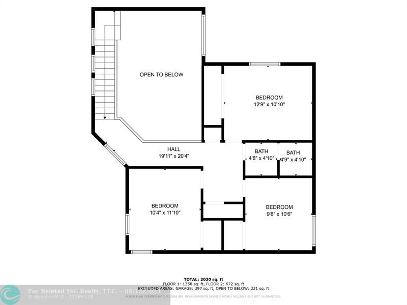 The measurements on this drawing are not accurate, but they provide a good idea of the property’s floor plan.