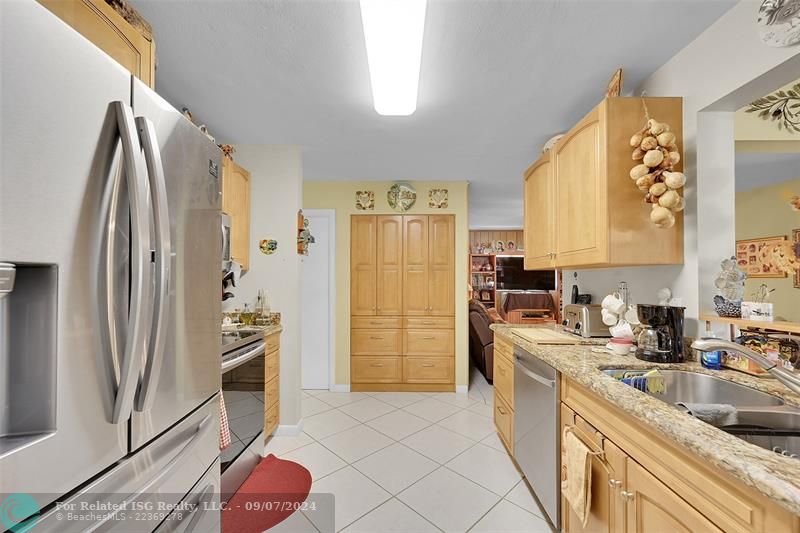 Kitchen with new appliances