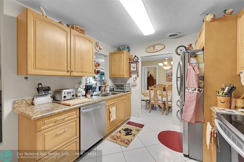 Kitchen with new appliances