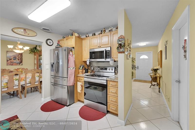 Kitchen with new appliances