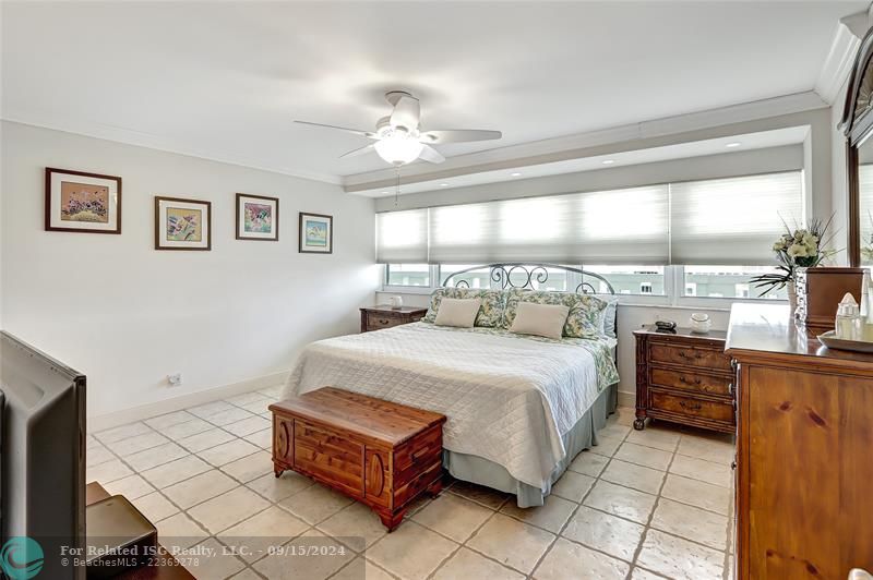 Primary Bedroom w/amazing natural light.