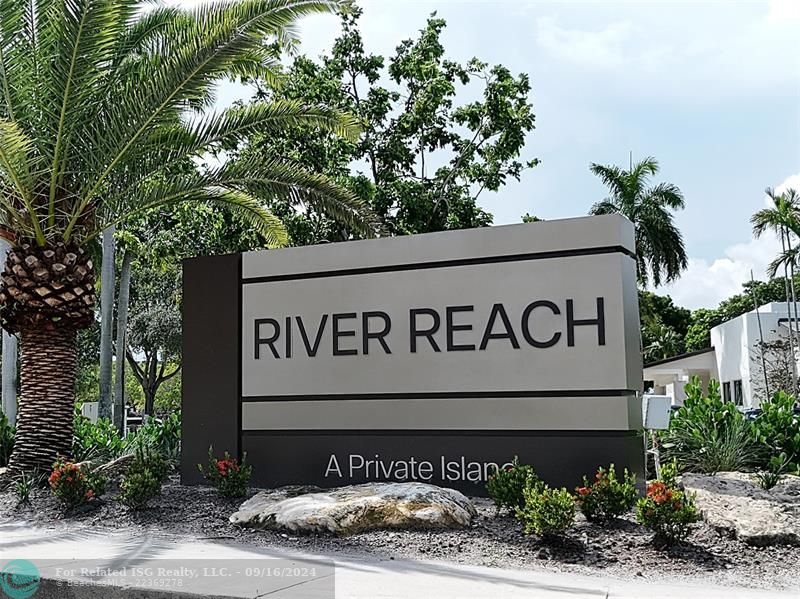 River Reach Island Condominium a gorgeous, gated waterfront community located in the very desirable downtown Fort Lauderdale neighborhood of Tarpon River.