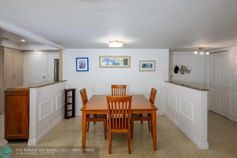 Dining area