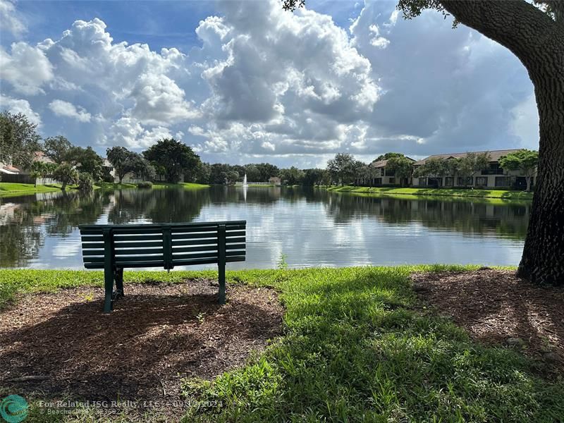 Tennis, walking path, swings, basketball