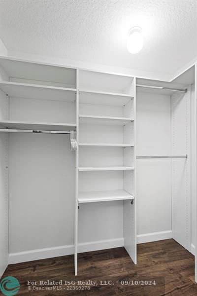 Large walk-in closet